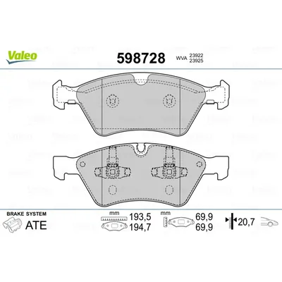 Колодки тормозные MERCEDES E Class (211) (