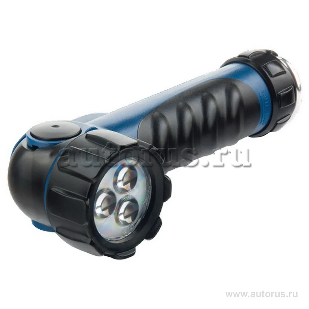 Фонарик светодиодный, противоударный, влагозащищенный, 3 ярких Led, 2xLR20 Stern 90521 STERN 90521