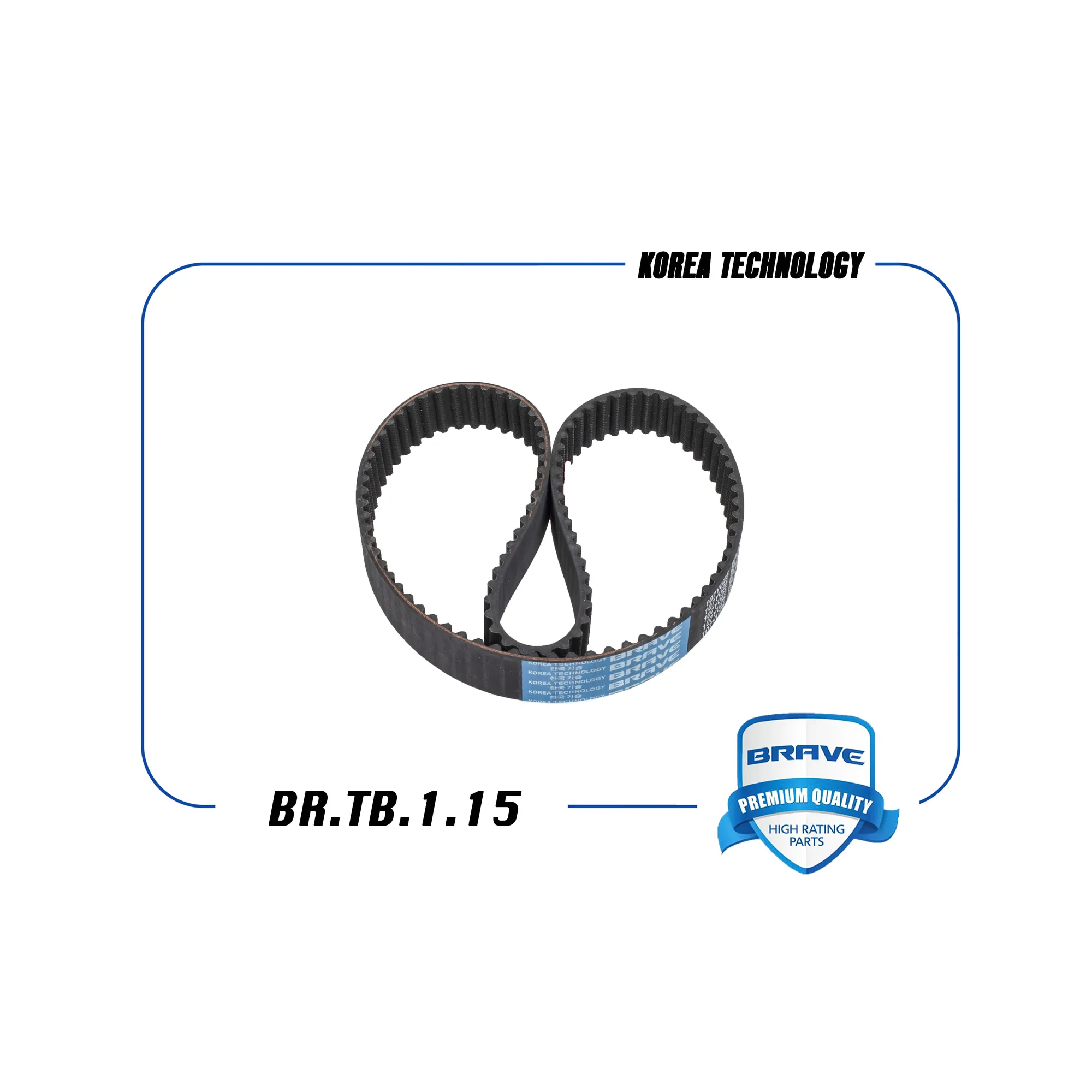 Ремень ГРМ Daewoo Matiz0.8,Chevrolet Spark0.898-05 BRAVE BR.TB.1.15