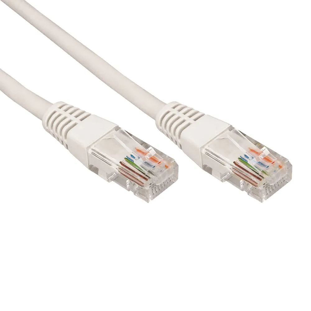 Патч-корд U/UTP, категория 5e, RJ45-RJ45, неэкранированный, PVC серый, 10 м REXANT 18-1009