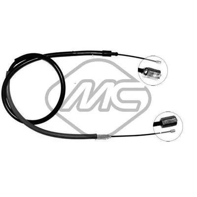 Трос ручника CIT XSARA ALL 1/4-DS-TDS C/ABS (DRUM BRAKE) SX-LH Metalcaucho 80825