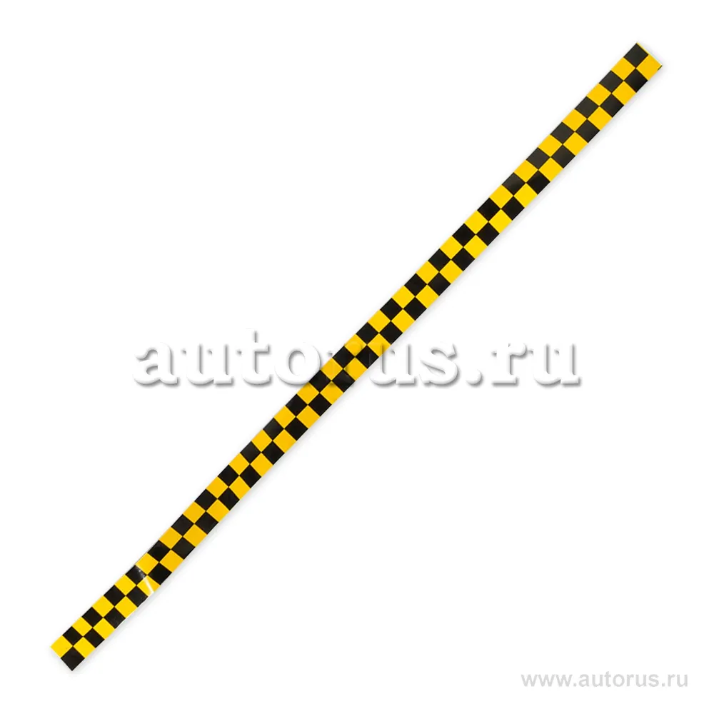 Наклейка Молдинг 4 см Такси (полоски) наружная, (цвета: желтый + черный), (комплект из 8 полос) NO NAME 02997