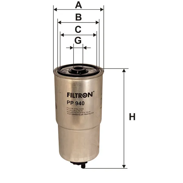 Фильтр топливный FILTRON PP940
