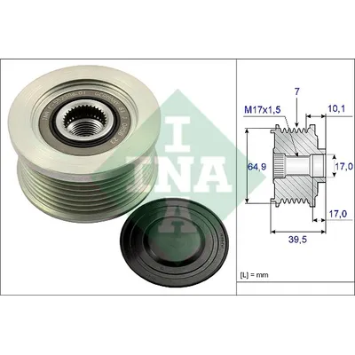 Шкив генератора INA 535 0177 10