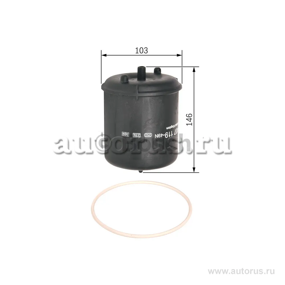 Фильтр масляный DAF CF,XF центрифуги BOSCH BOSCH F026407119
