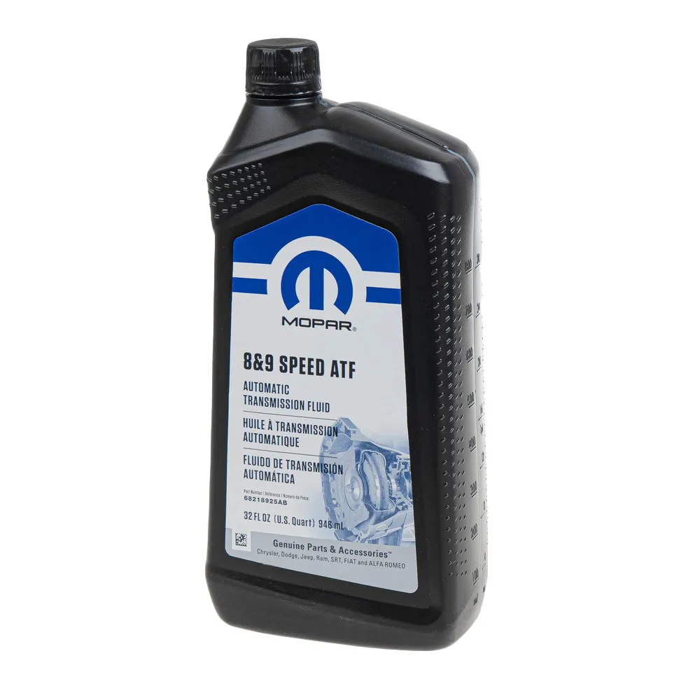 Масло трансмиссионное MOPAR 8/9 SPEED ATF синтетическое 0,946 л 68218925AB