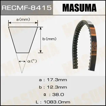 Ремень клиновой 17х1092 MASUMA 8415