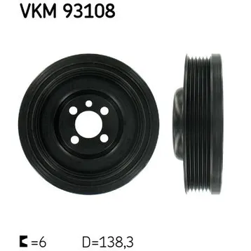Шкив коленвала VAG 1.2D-2.0D 99-