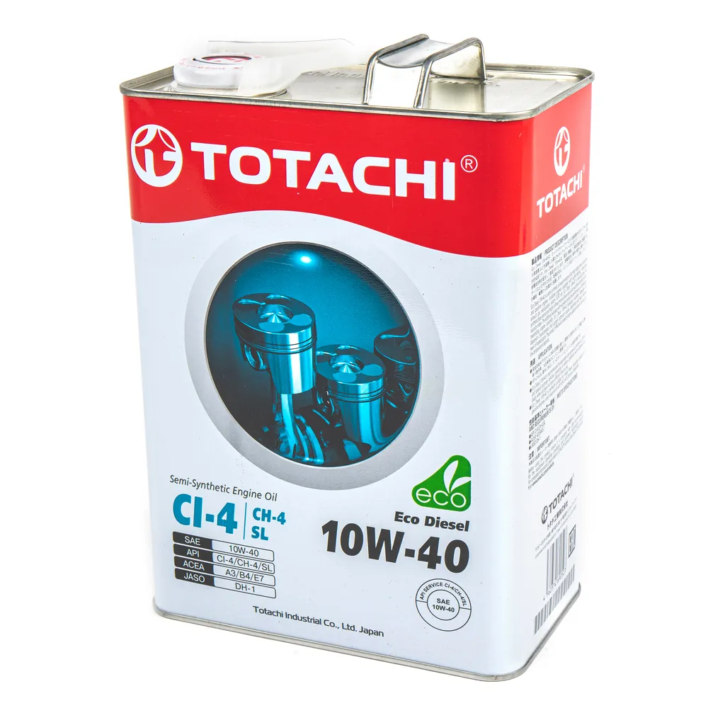 Масло моторное TOTACHI Eco Diesel 10W-40 полусинтетическое 4 л 11204