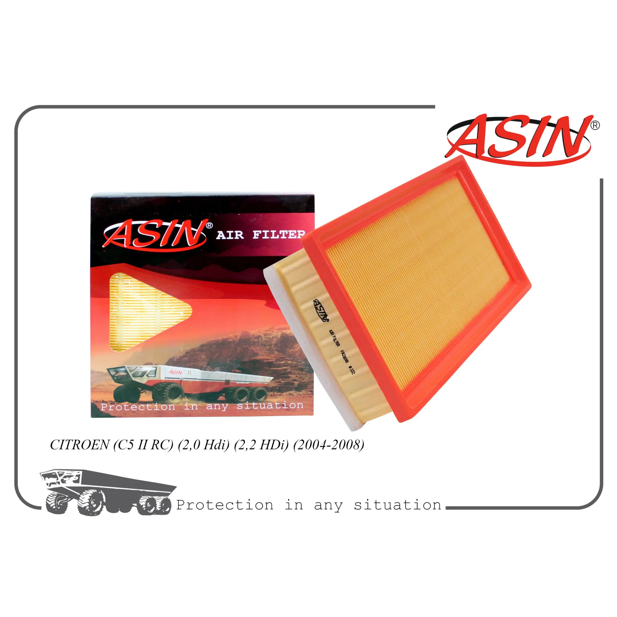 Фильтр воздушный 1444.XF/ASIN.FA2838 ASIN ASIN ASIN.FA2838