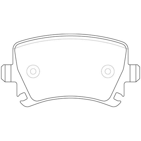 Колодки тормозные VOLKSWAGEN TOURAN 03/CADDY/G5/G6 задние FIT FP1108