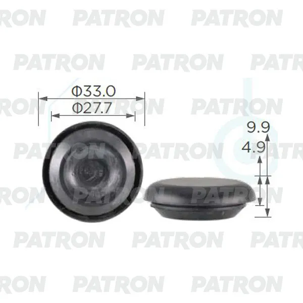 Заглушка Honda применяемость: порог PATRON P37-2444