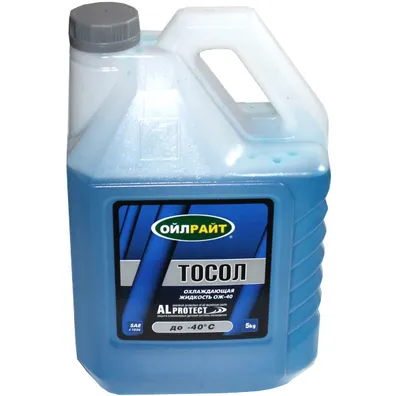 Тосол OILRIGHT All Protect готовый -40C синий 5 кг 5012