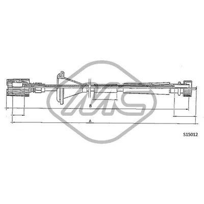 Трос спидометра LAN Y 10 ALL EXC. 4WD MM.?1025 Metalcaucho 82081