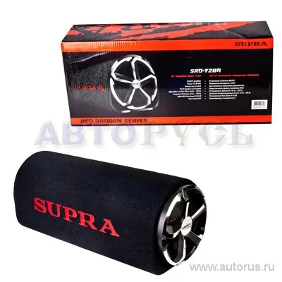 Сабвуфер SUPRA SRD-T20A, 20 см , активный, труба