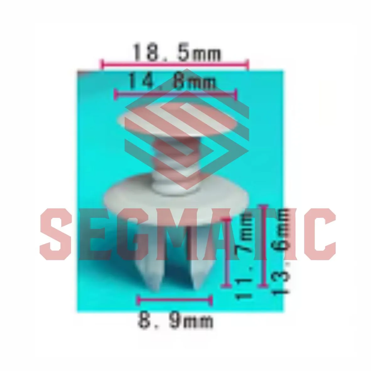 Клипса пластмассовая VAG SEGMATIC SG70203274