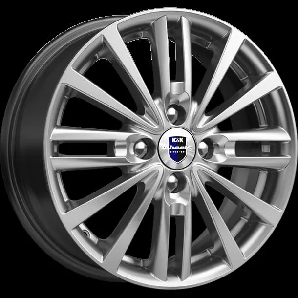 Диск литой R15 6J 4x100/54.1 ET46 КИК Модена сильвер r74549SK