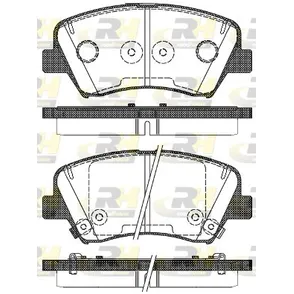 Колодки торм. пер.