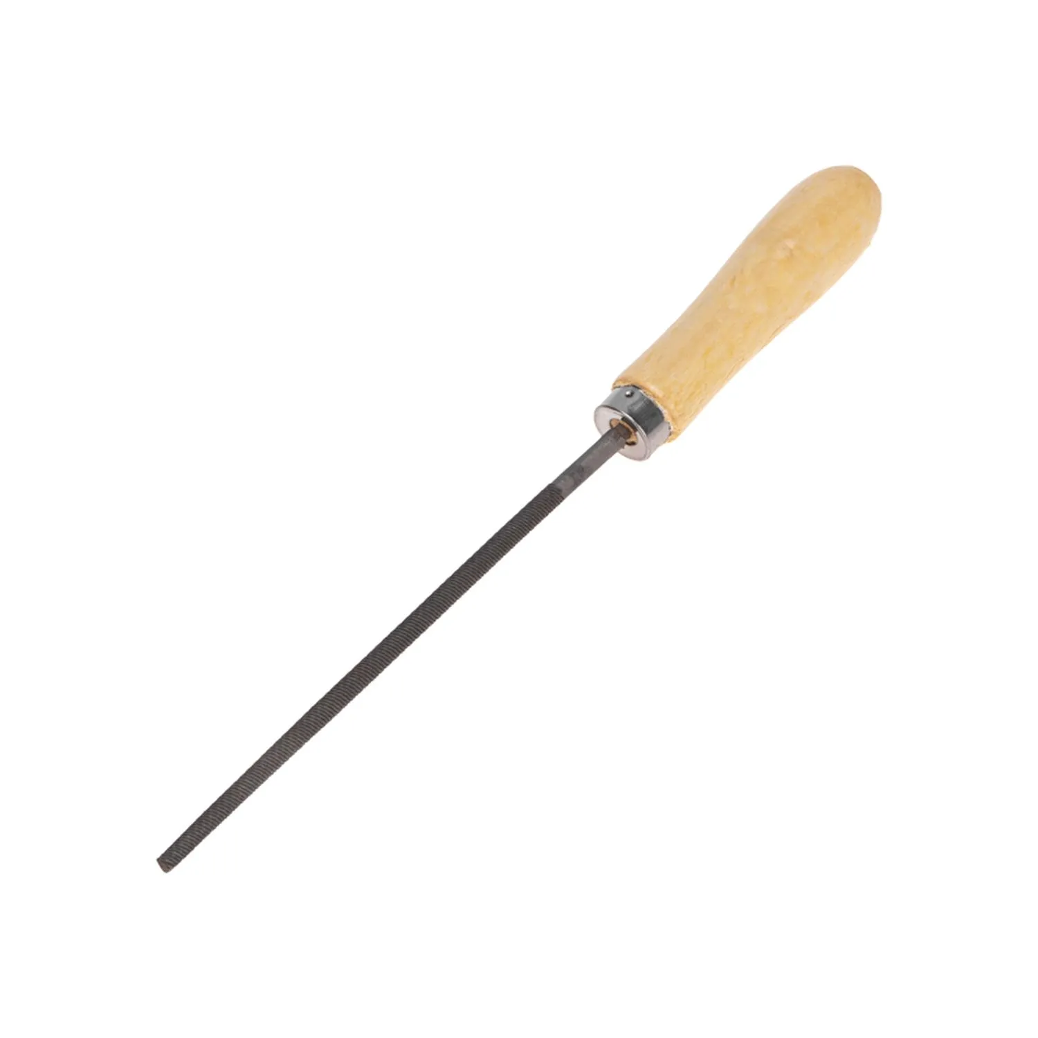 Напильник круглый 150 мм, деревянная ручка Kranz KR-12-4123