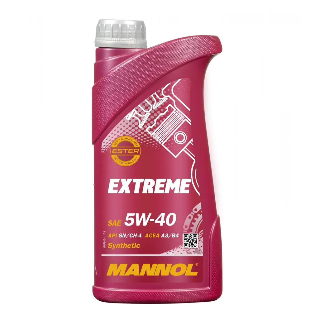 Масло моторное MANNOL Extreme 5W-40 синтетическое 1 л 1020