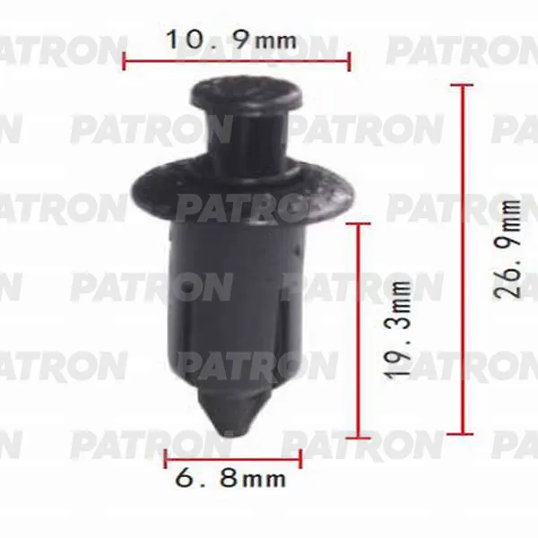 Клипса пластмассовая Chevrolet, Chrysler, Daewoo, Ford, GM, Lexus, Mits PATRON P370481