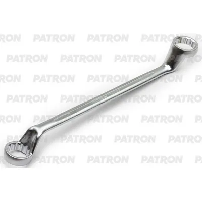 Ключ накидной изогнутый на 75 градусов, 30х32 мм PATRON P-7593032