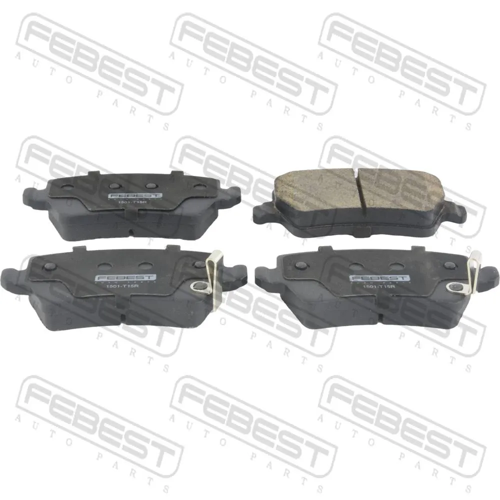 КОЛОДКИ ТОРМОЗНЫЕ ЗАДНИЕ FEBEST 1501-T15R
