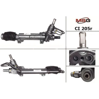 Рейка с ГУР восстановленная CITROEN Berlingo 2002-2006,PEUGEOT Partner 2002-2006,CITROEN Xsara 1999- MSG CI 205R