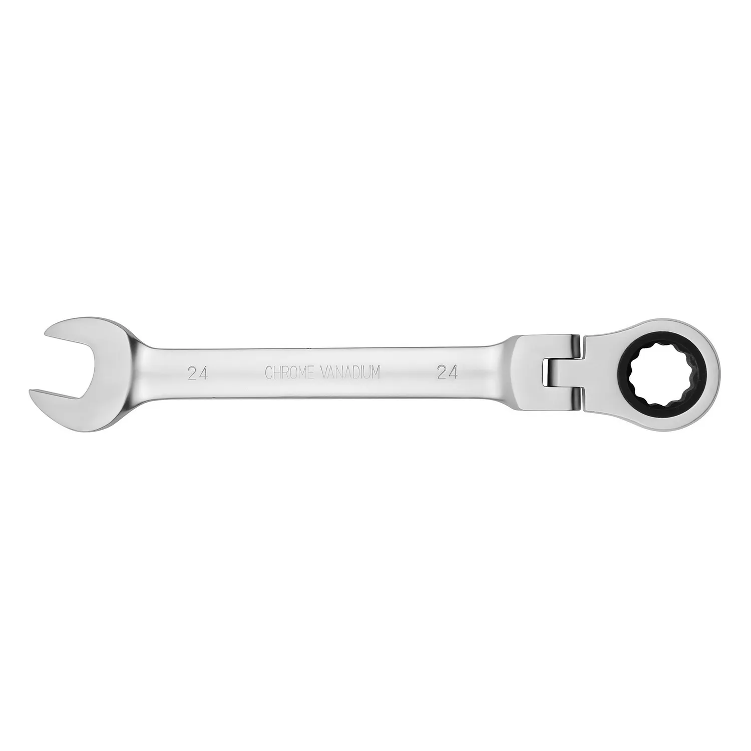 Ключ комбинированный, трещоточный, с шарниром, 24 мм AVSTEEL AV-315224