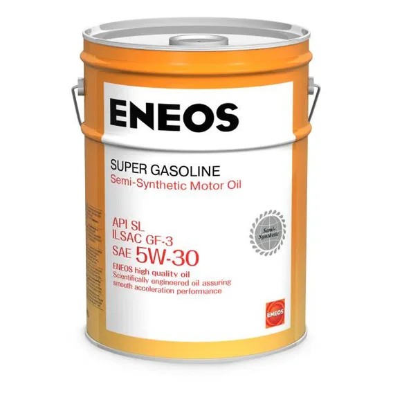 Масло моторное ENEOS SL 5W-30 полусинтетическое 20 л oil1360