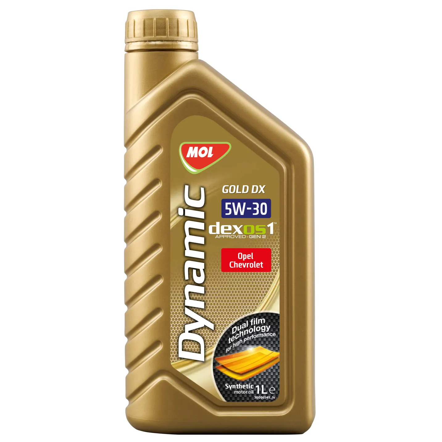 Масло моторное MOL Dynamic Gold DX 5W-30 синтетическое 1 л 13301109