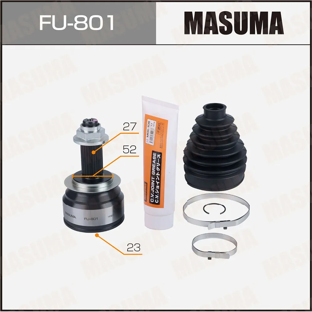 ШРУС наружный MASUMA FU-801