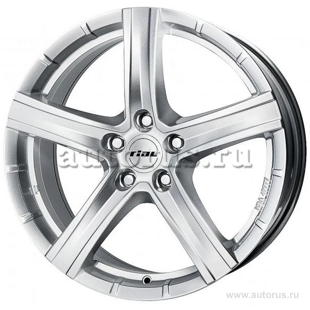 Диск литой R20 9.5J 5x112/66.5 ET53 Rial Quinto Polar Silver QU952053M110
