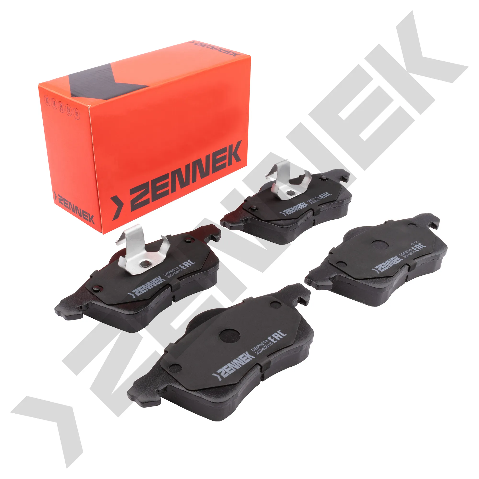 Колодки тормозные дисковые передние VW T4 90-04, ZENNEK DBP0218