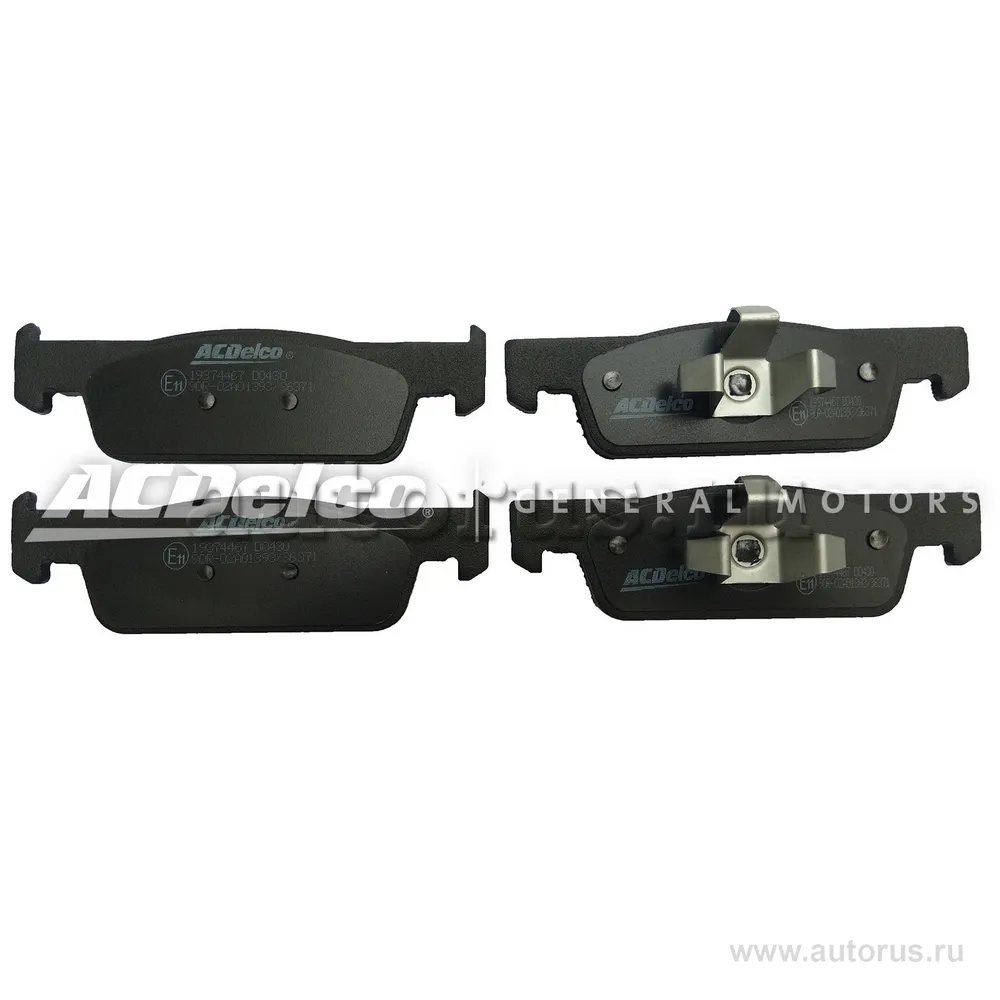 Колодки передние Renault LOGAN / SANDERO ACDelco 19374467