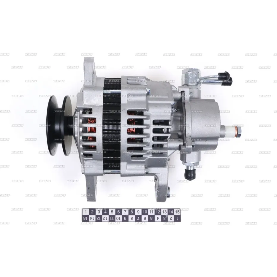 Генератор 12v, 80a с железным насосом ZEVS JFZ4884