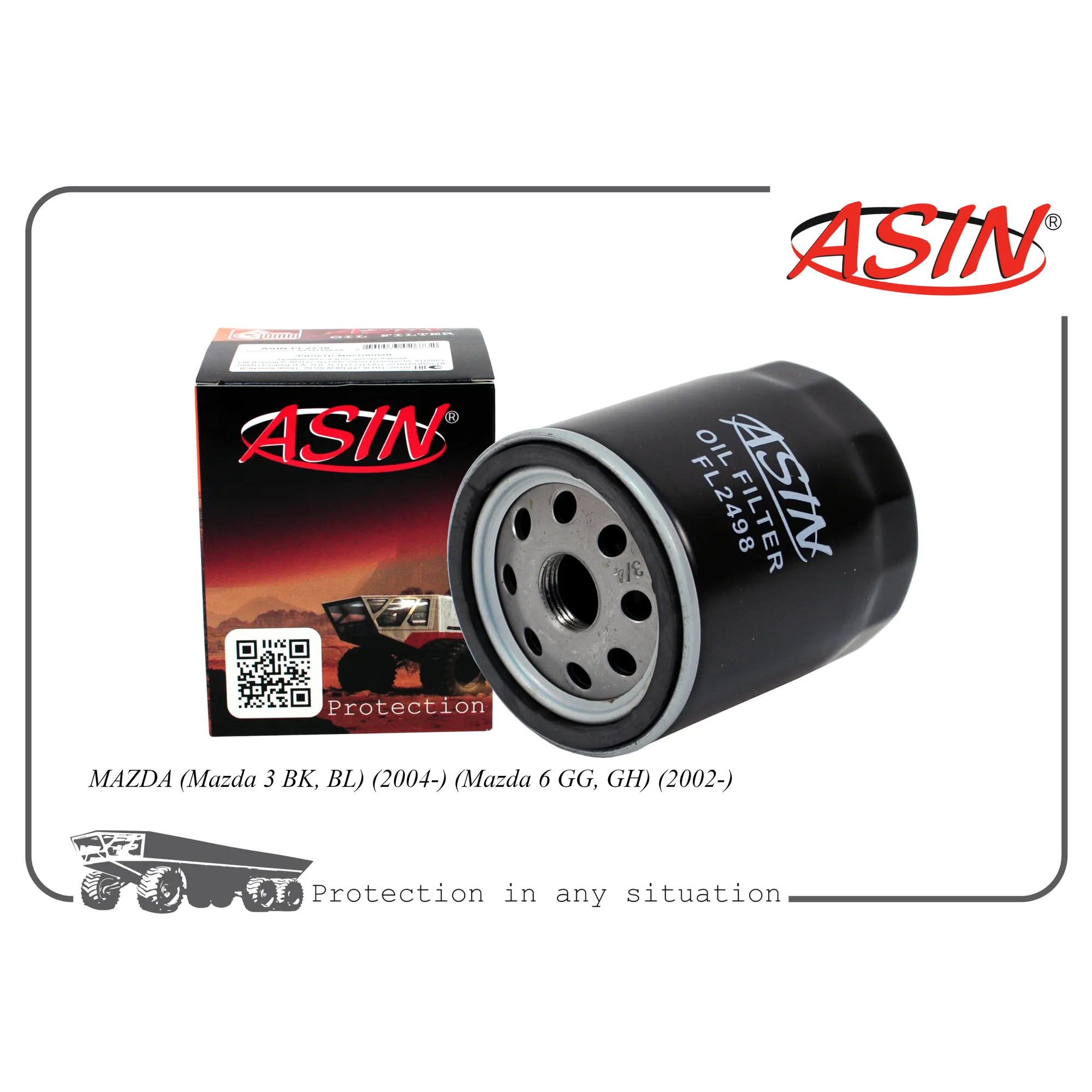 Фильтр масляный LF10-14-302/ASIN.FL2498 ASIN ASIN ASINFL2498