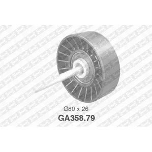 Ролик обводной приводного ремня ALFA ROMEO 147/156/166/Spider/GTV/LANCIA Kappa NTN-SNR GA358.79