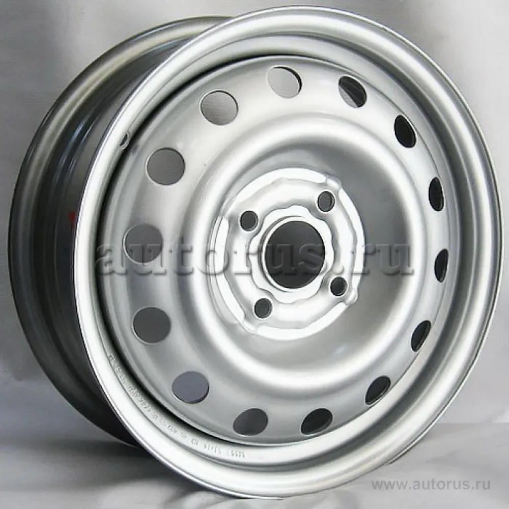 Диск штампованный R15 6J 4x100/54.1 ET46 TREBL 6515 Silver X40923