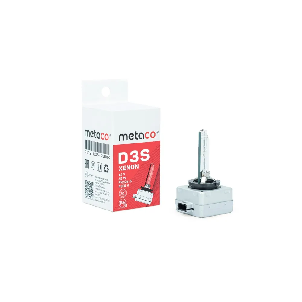 Лампа ксеноновая D3S 4300К Metaco 9512-D3S-4300K