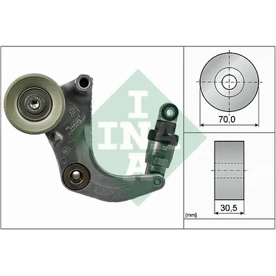 Натяжитель ремня приводного HONDA CIVIC/CR-V 1.8/2.0 12- INA 534 0534 10