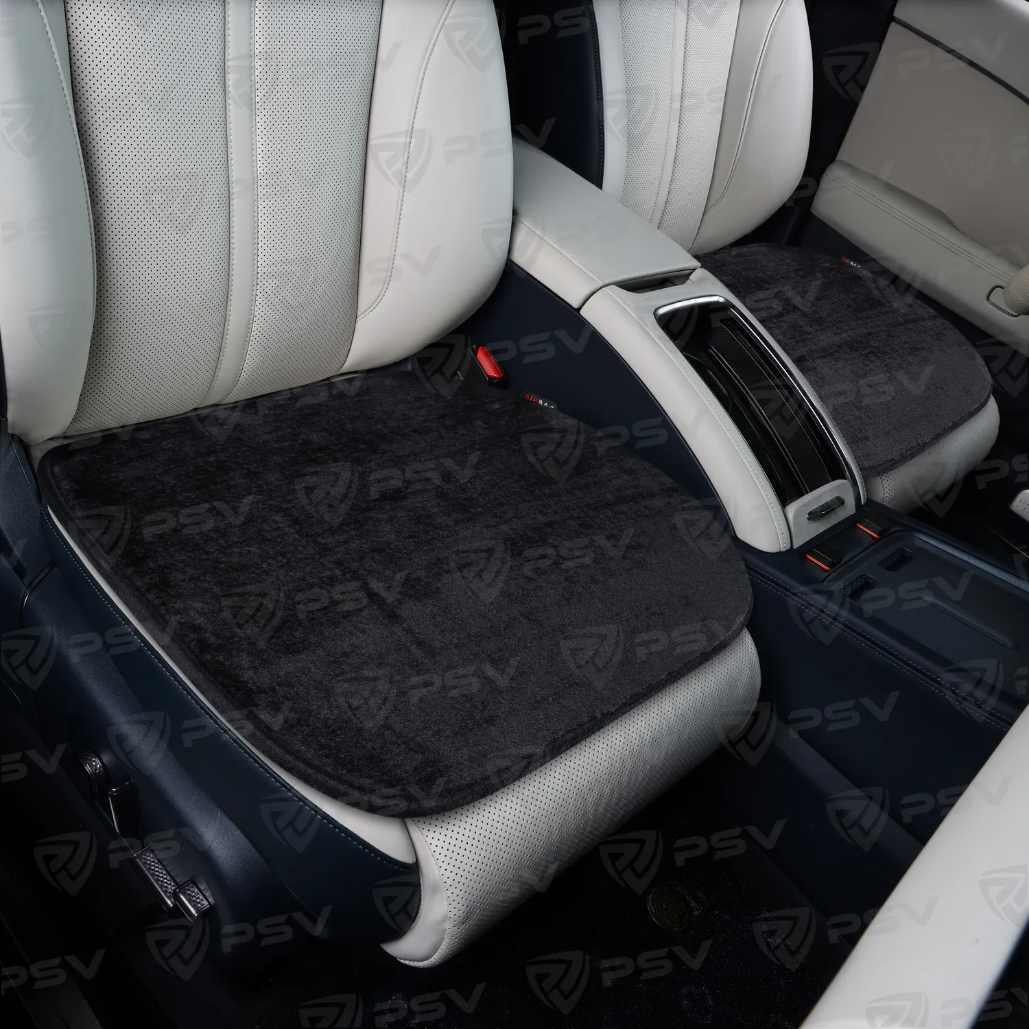Накидки в машину универсальные меховые PSV Mutton PAD 50Х50 (Черный), 1 шт. 137723