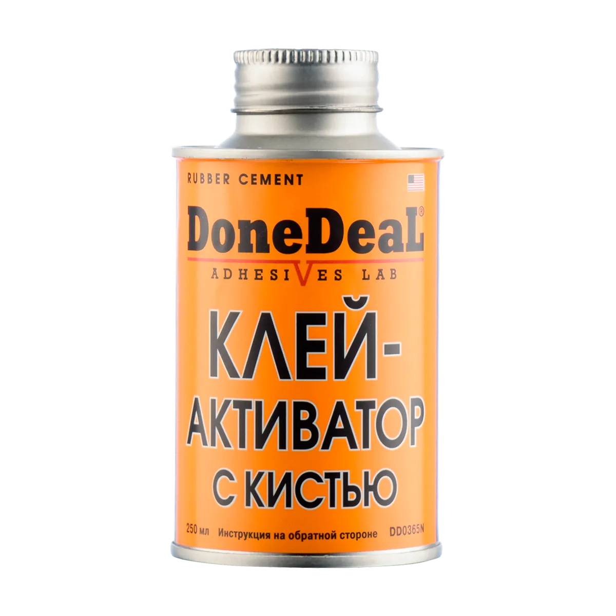 Клей-активатор с кистью для ремонта шин DoneDeal DD0365N