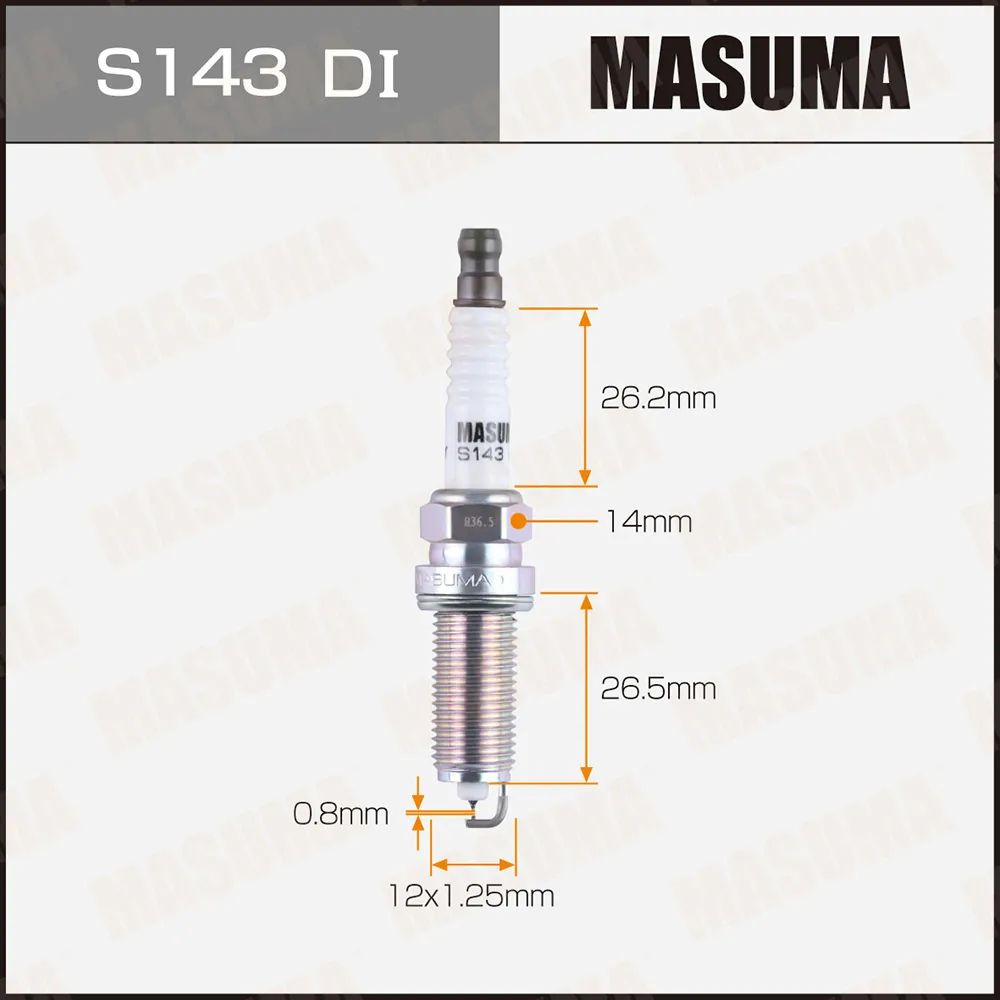 Свеча зажигания MASUMA S143DI