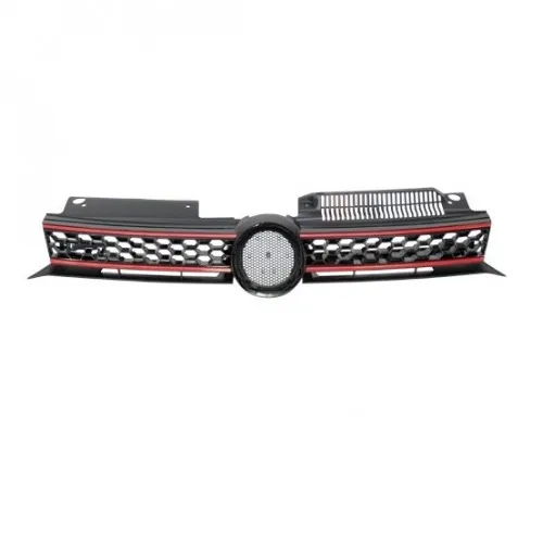 Решетка радиатора с красн молд, (GTI) черн VOLKSWAGEN GOLF VI 08- GOOD GO VW2322-01