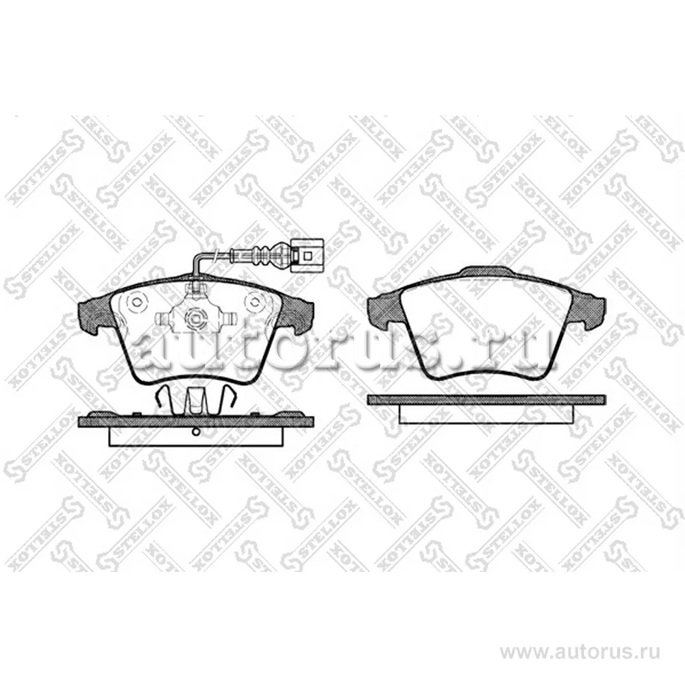 Колодки дисковые п. VW Touareg 3.0-6.0 V12 04> STELLOX 1056 022-SX
