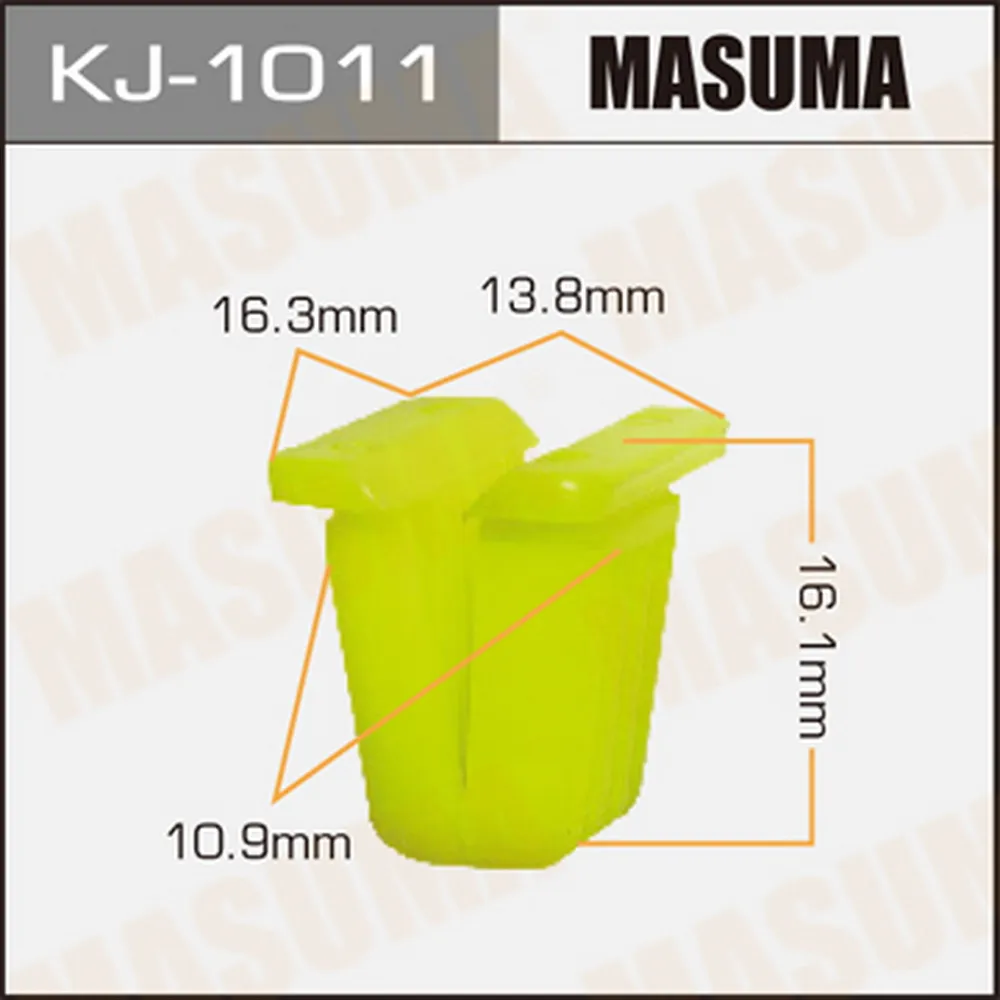 Клипса автомобильная (автокрепеж) (мин. 50 шт.) MASUMA KJ1011