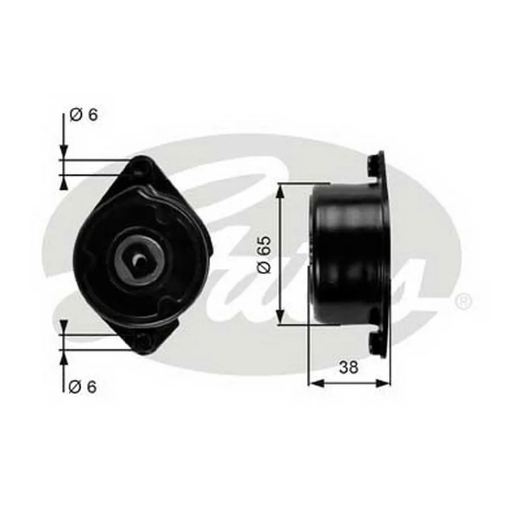 (7808-21489) Натяжитель ремня GATES T39089