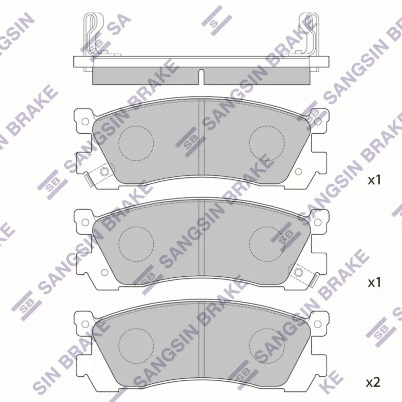 Колодки тормозные SANGSIN BRAKE SP1060-R