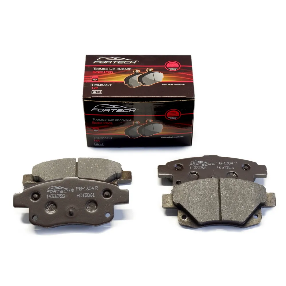 Колодки тормозные задние FORTECH FB1304R